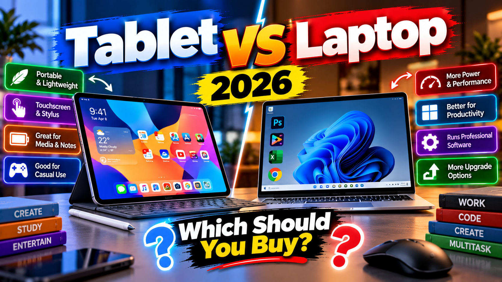 Tablet vs Laptop 2026: Which Should You Buy? An Honest Buying Guide