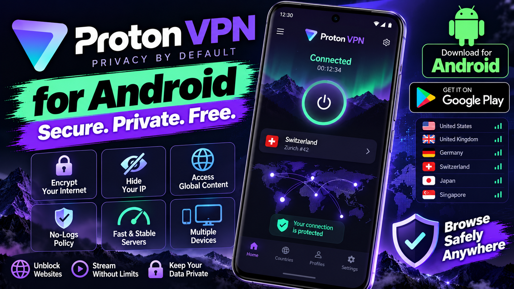 Proton VPN for Android