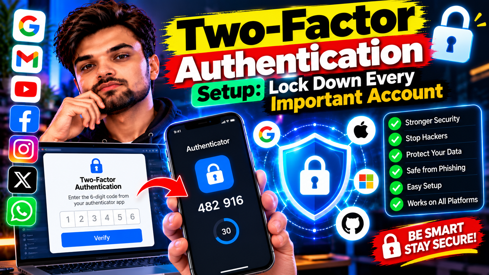 Two-Factor Authentication Setup: Lock Down Every Important Account