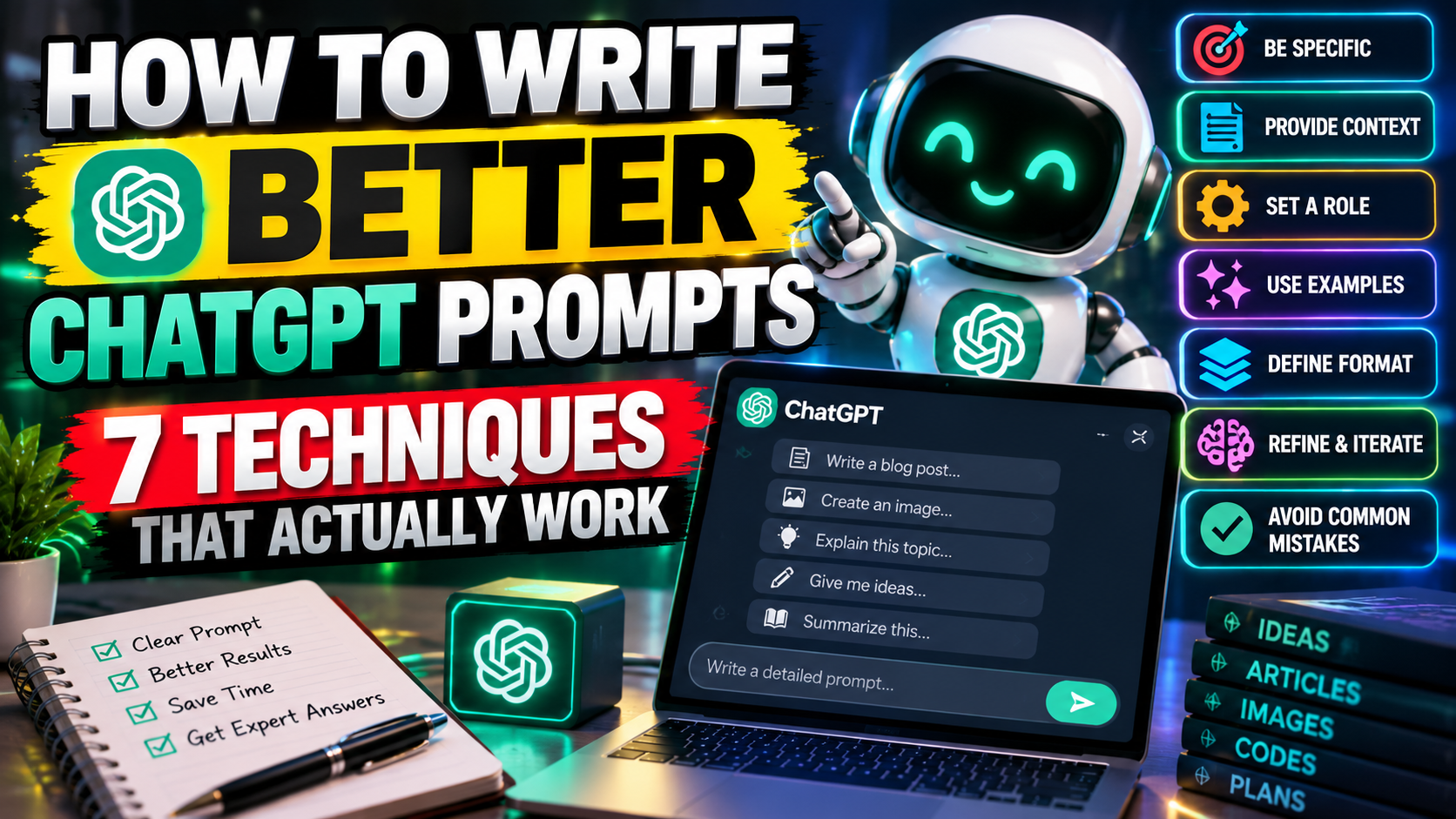 How to Write Better ChatGPT Prompts: 7 Techniques That Actually Work
