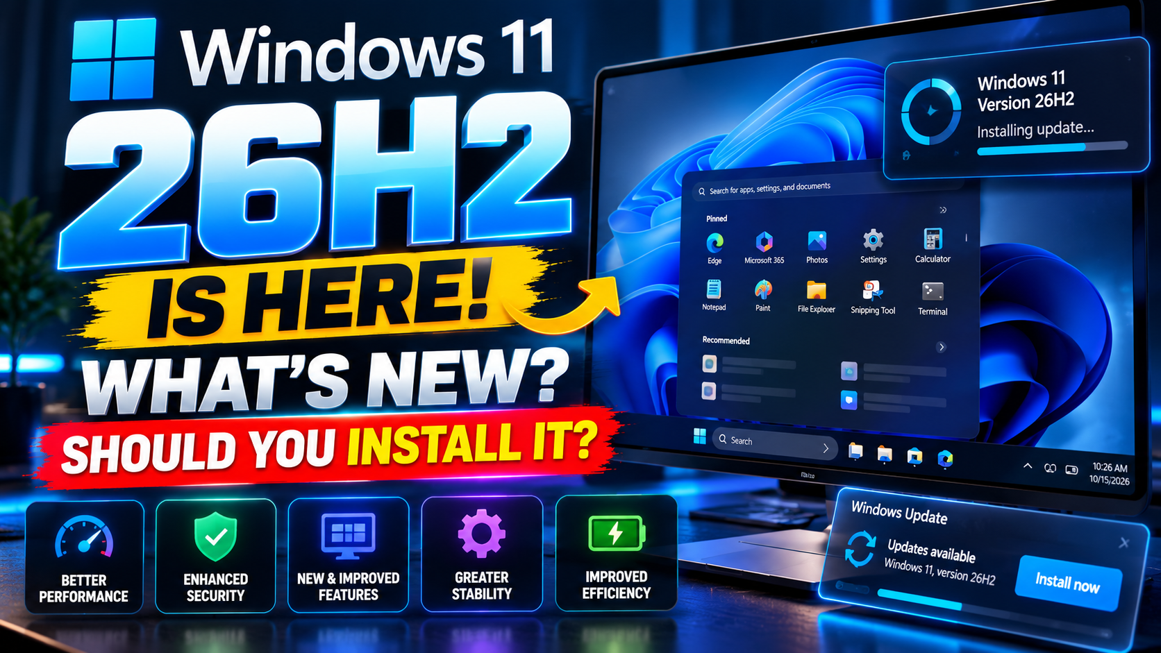 Windows 11 26H2 Is Here: What’s New and Should You Install It?