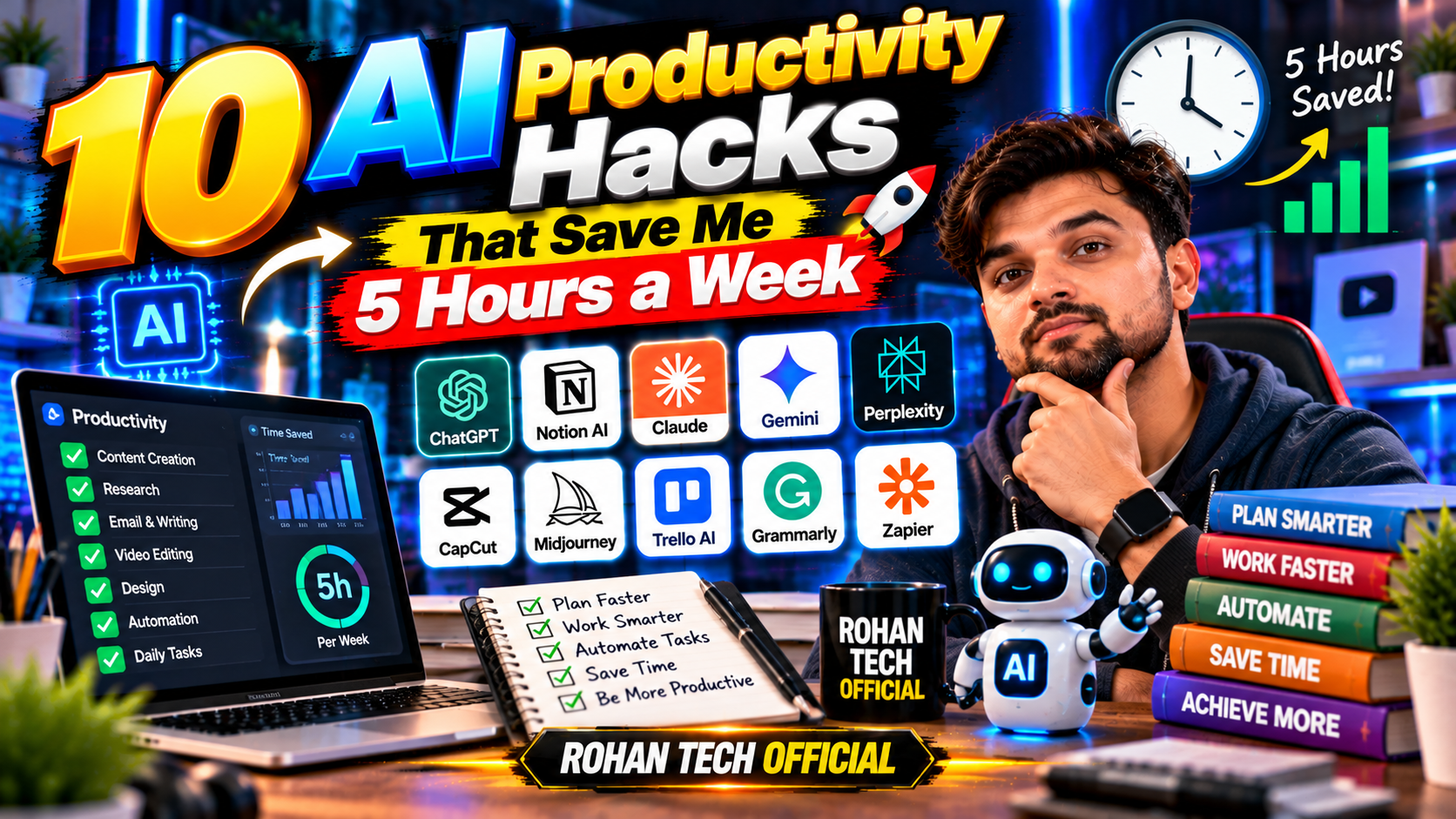 10 AI Productivity Hacks That Save Me 5 Hours a Week