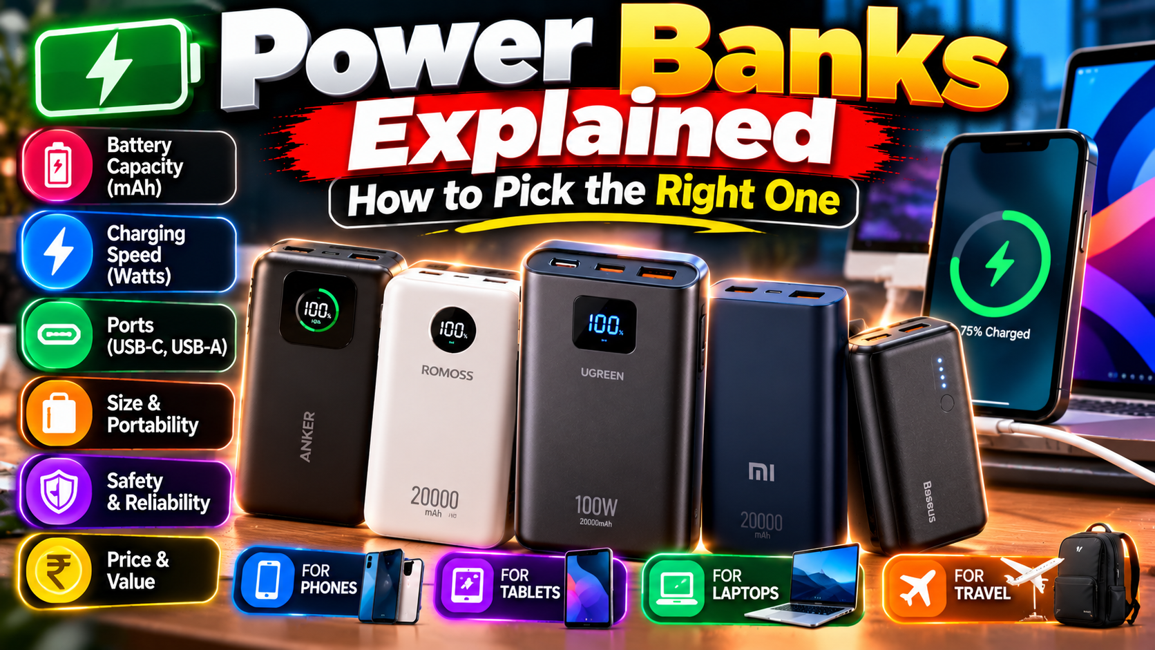 Power Banks Explained: How to Pick the Right One