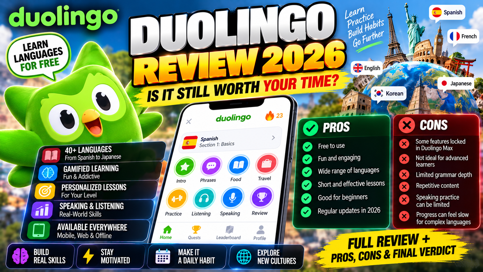 Duolingo Review 2026: Is It Still Worth Your Time?