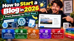 How to Start a Blog in 2026: From Domain to First Post