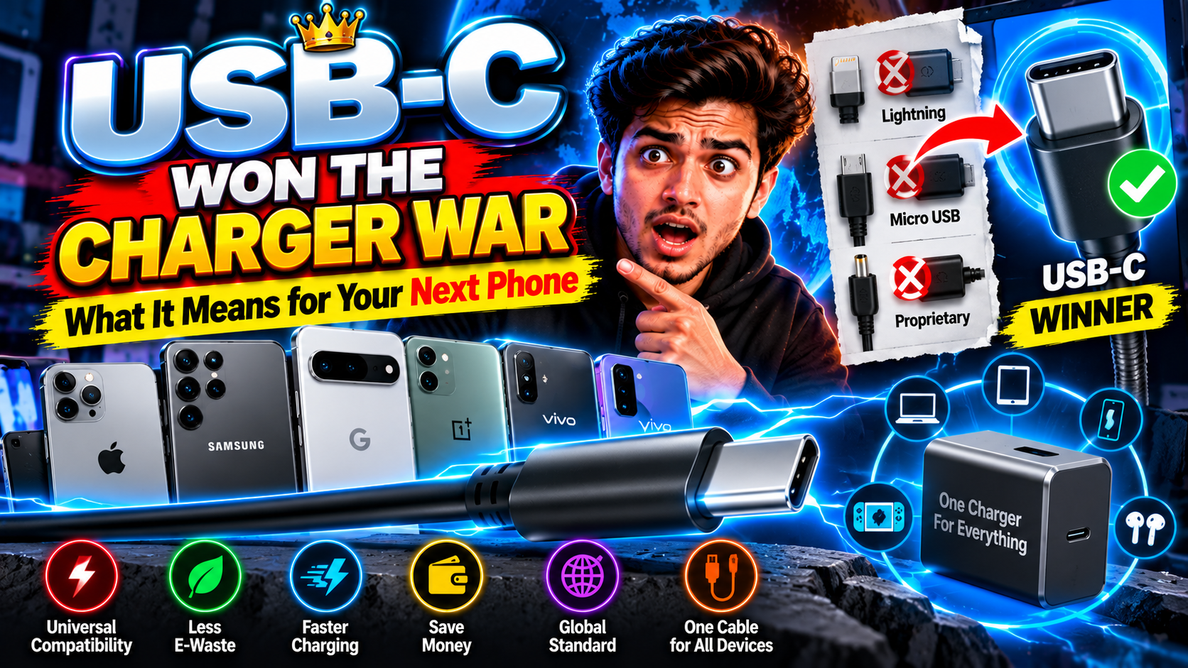 USB-C Won the Charger War: What It Means for Your Next Phone