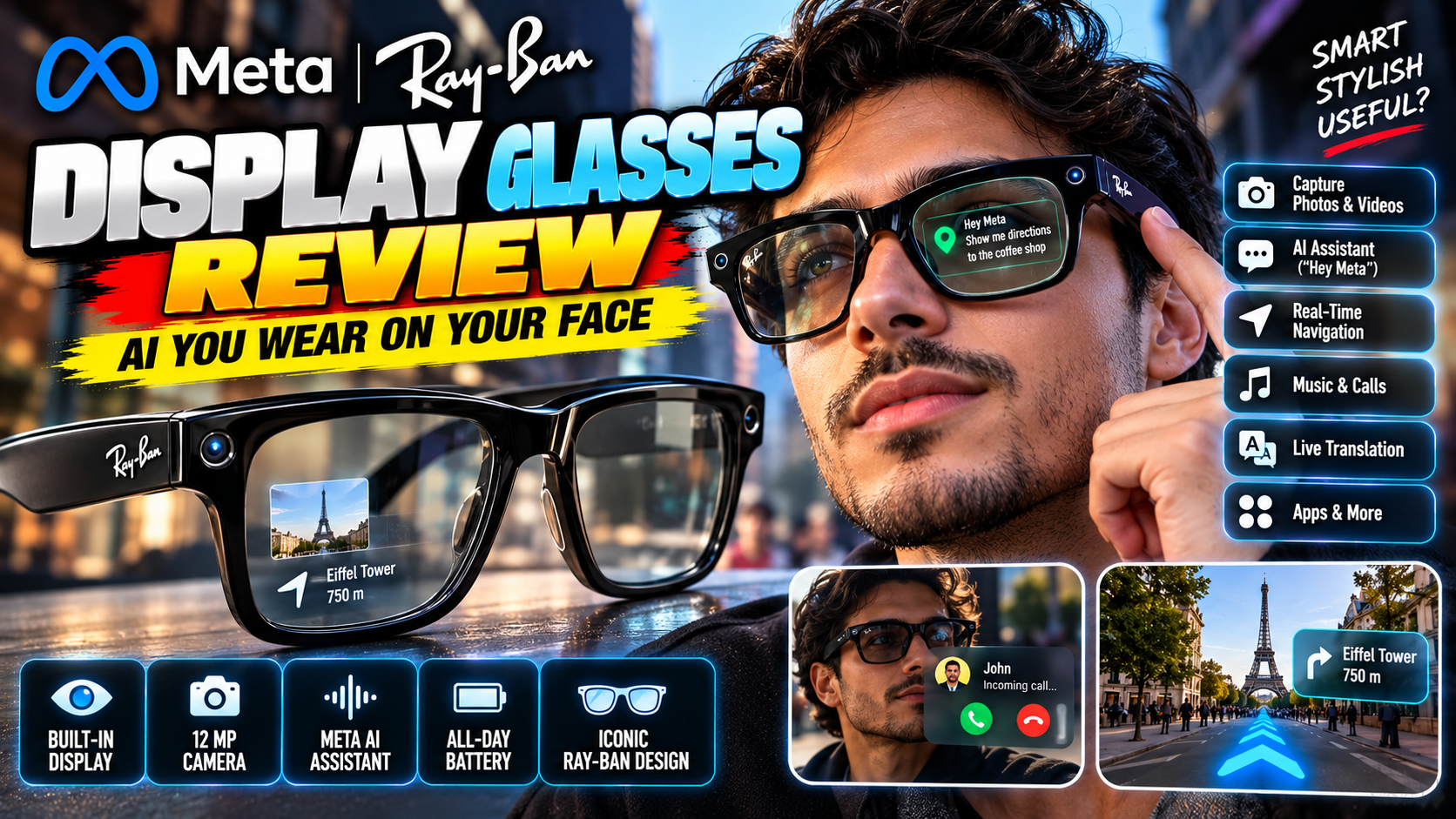 Meta Ray-Ban Display Glasses Review: AI You Wear on Your Face