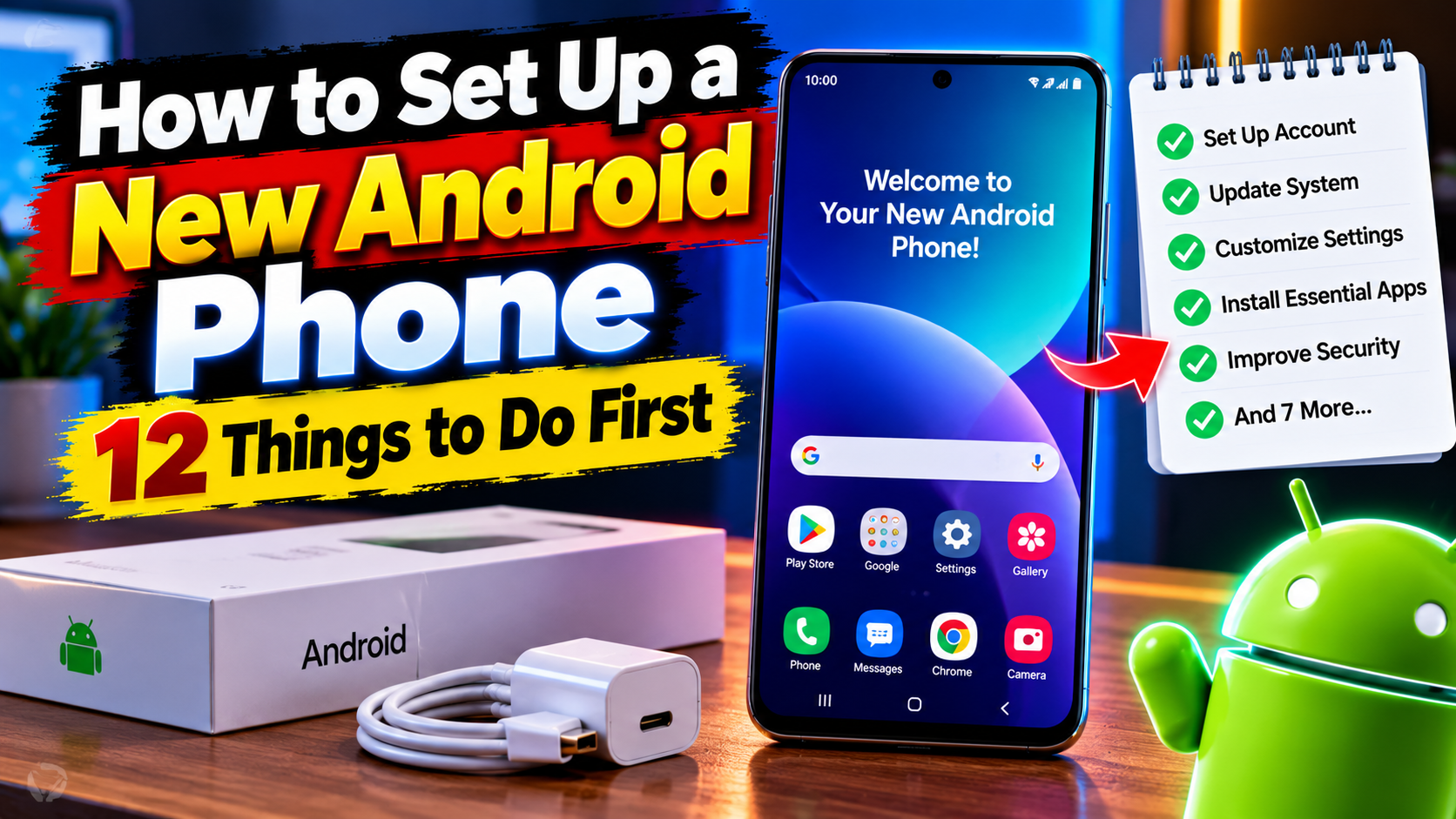 How to Set Up a New Android Phone: 12 Things to Do First