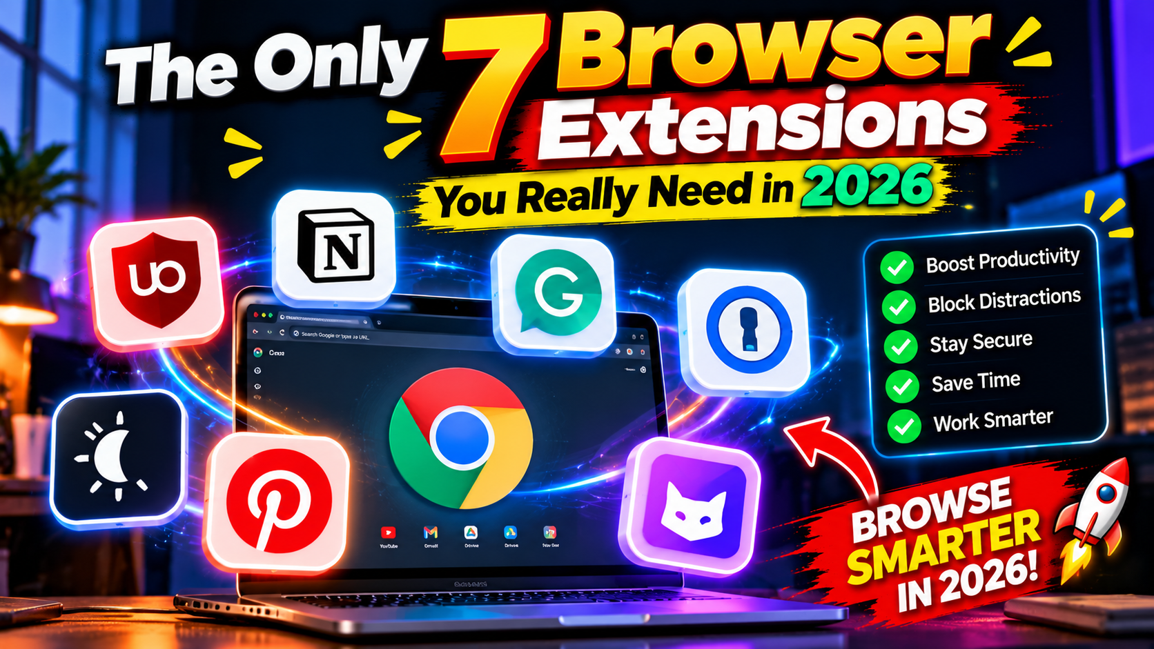 The Only 7 Browser Extensions You Really Need in 2026