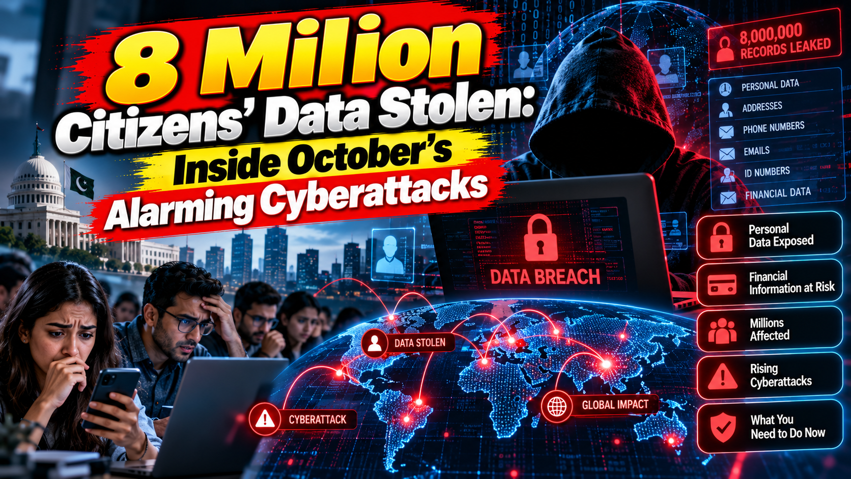 8 Million Citizens’ Data Stolen: Inside October’s Alarming Cyberattacks