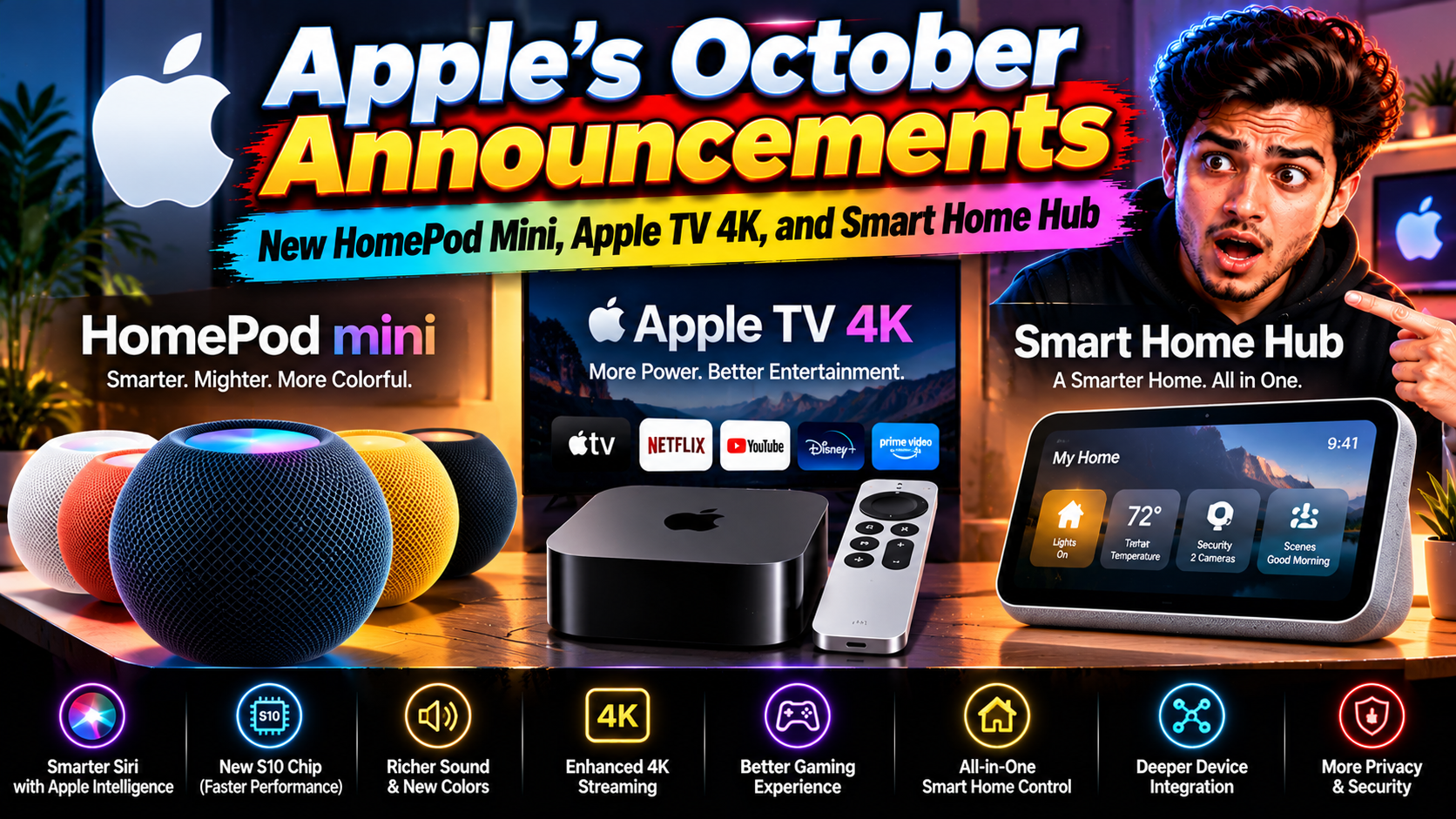 Apple HomeView smart home hub in Apple’s October announcements
