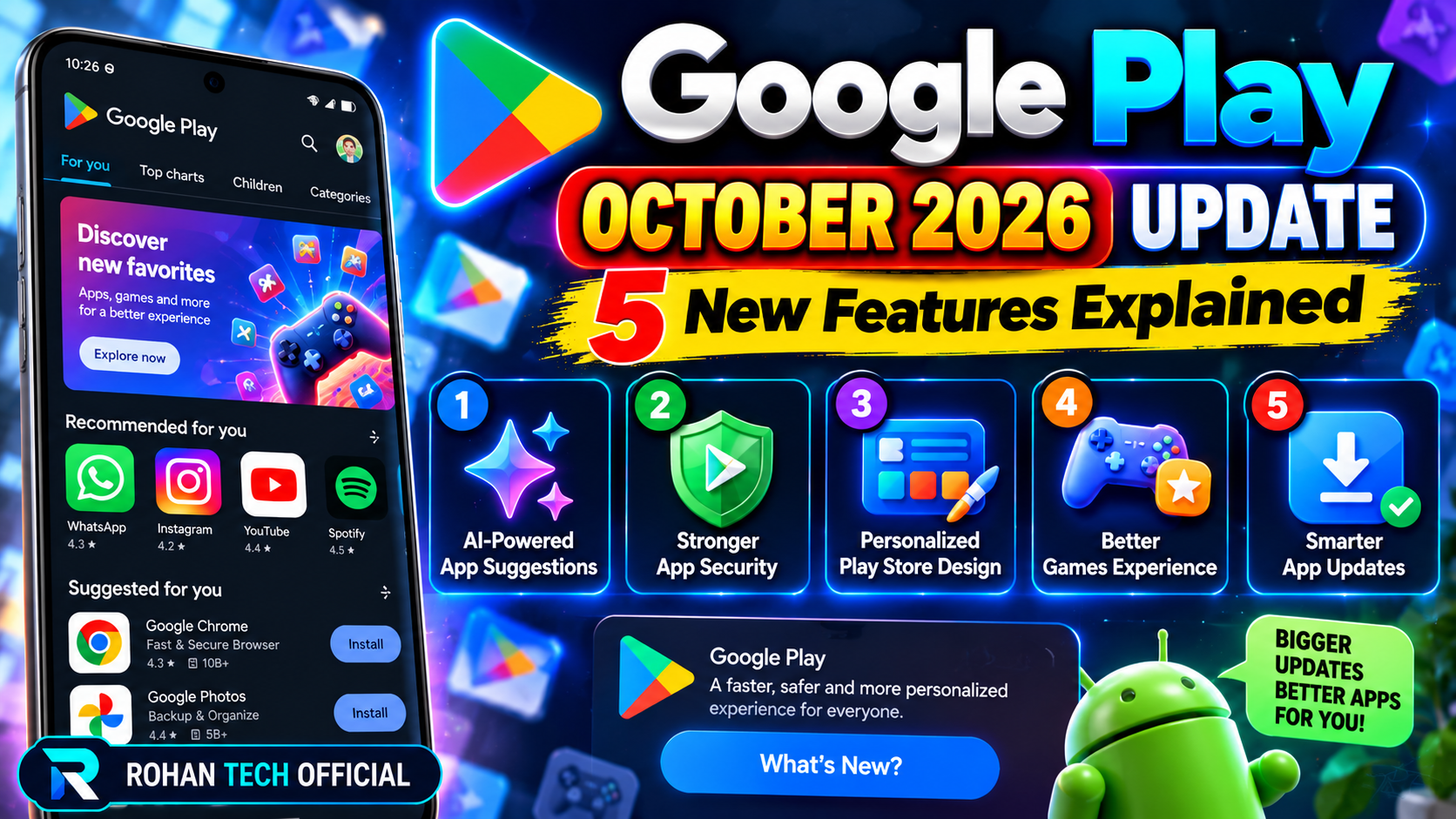 Google Play October 2026 Update: 5 New Features Explained