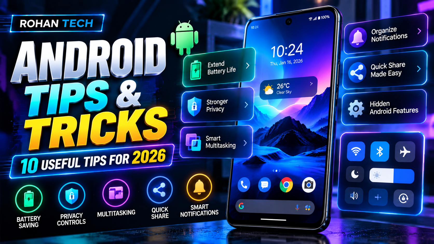 Android  Tips & Tricks: 10 useful Features to try  in 2026