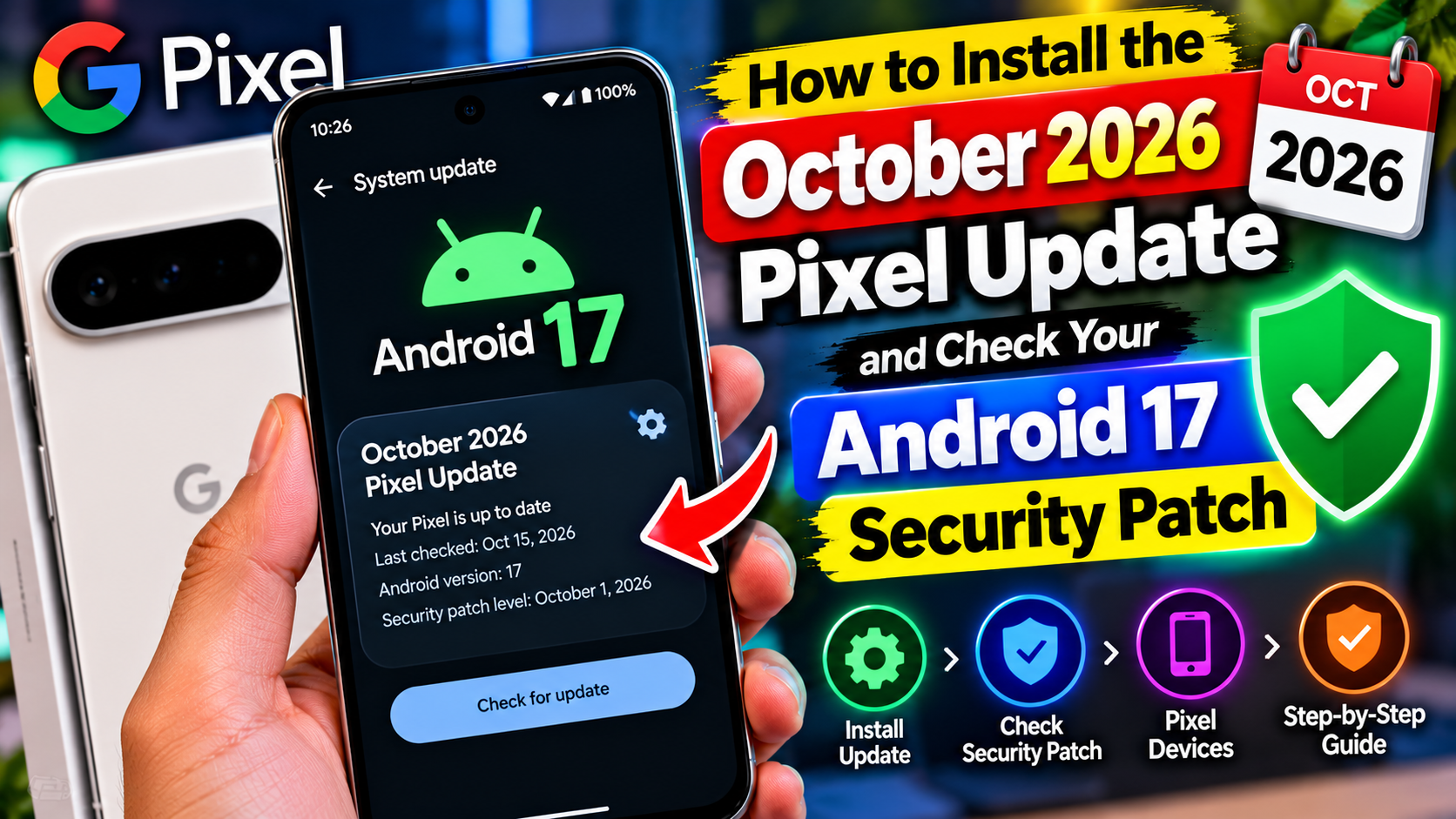 How to Install the October 2026 Pixel Update and Check Your Android 17 Security Patch
