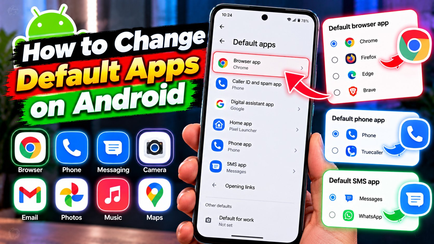 How to Change Default Apps on Android